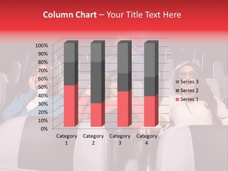 Female Young Indoors PowerPoint Template