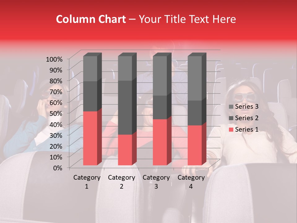 Female Young Indoors PowerPoint Template