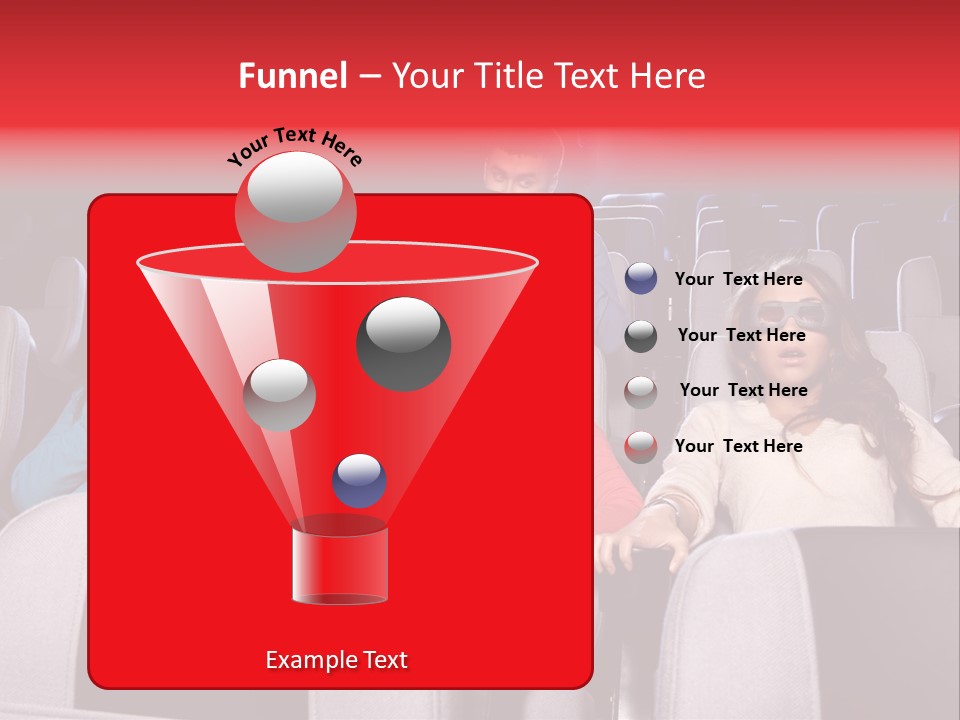 Female Young Indoors PowerPoint Template