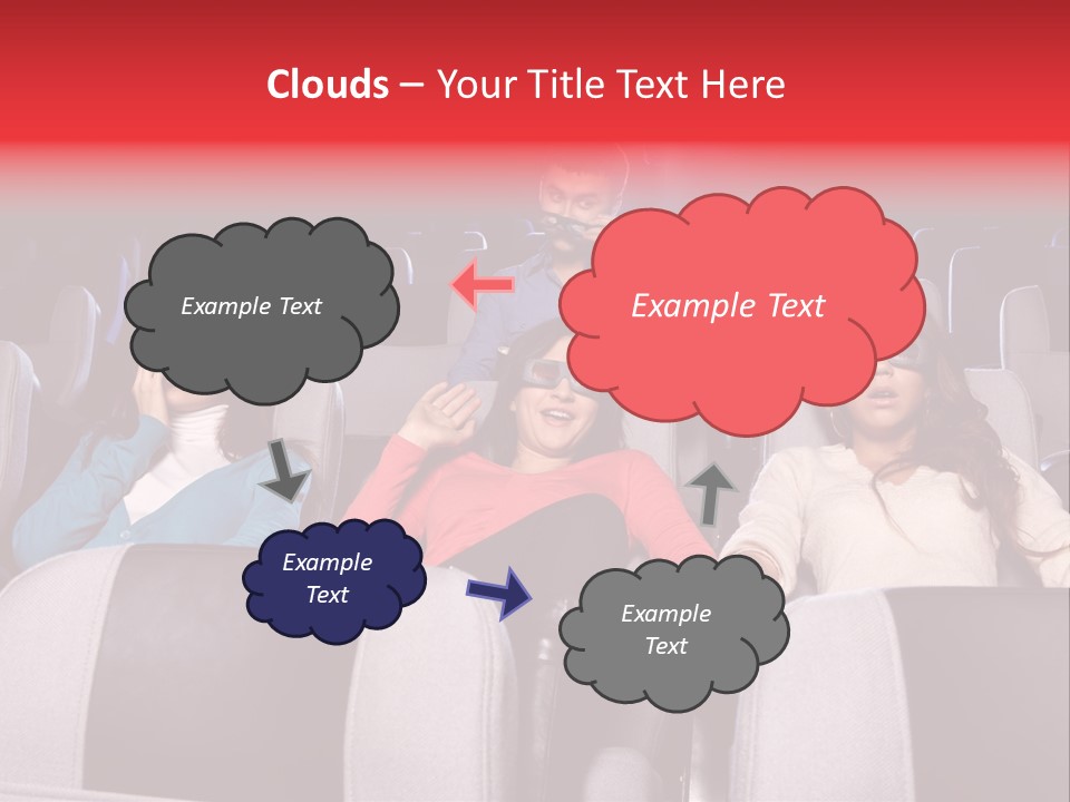 Female Young Indoors PowerPoint Template