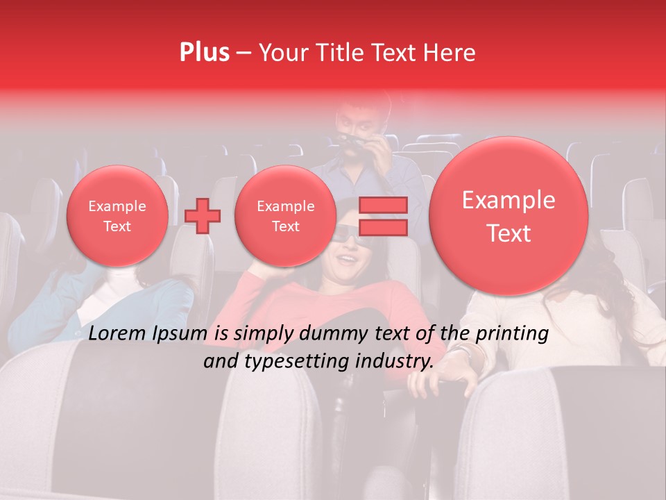 Female Young Indoors PowerPoint Template