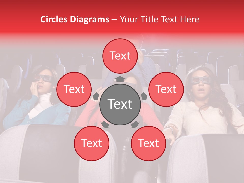 Female Young Indoors PowerPoint Template