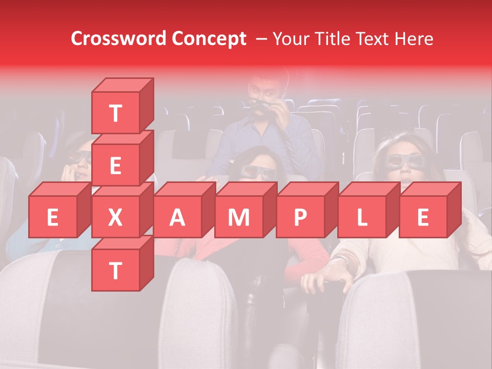 Female Young Indoors PowerPoint Template