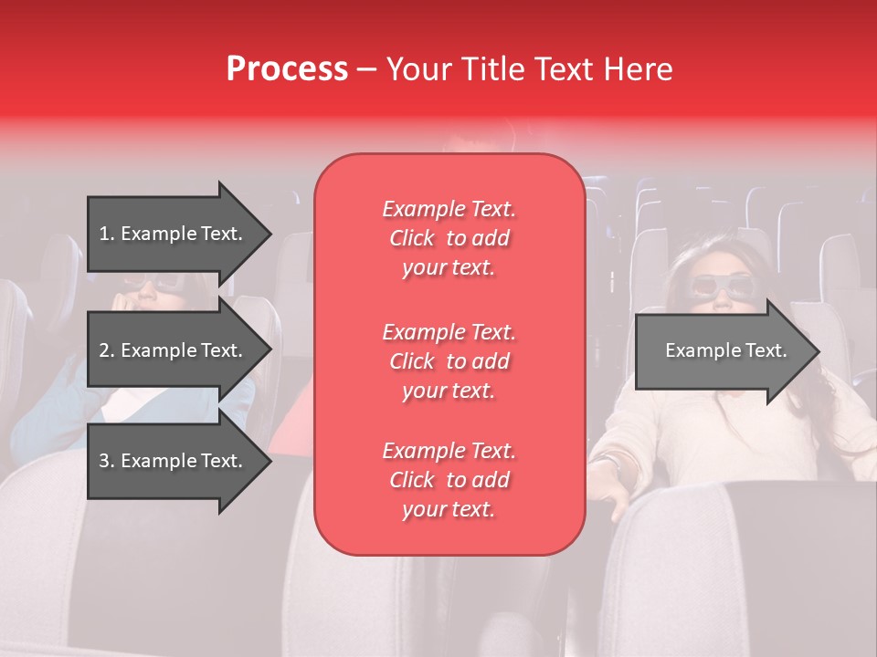 Female Young Indoors PowerPoint Template
