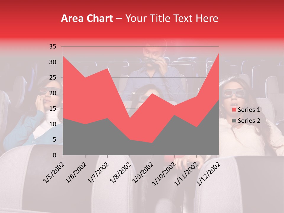 Female Young Indoors PowerPoint Template