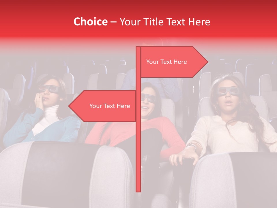 Female Young Indoors PowerPoint Template