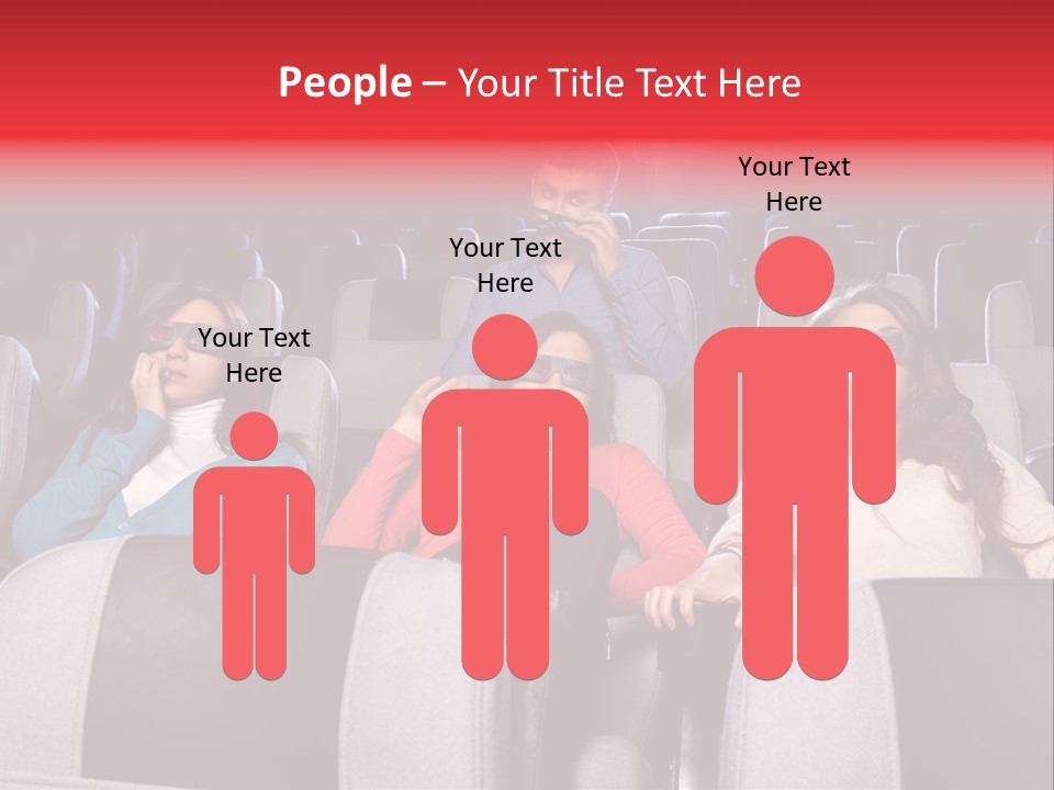 Female Young Indoors PowerPoint Template