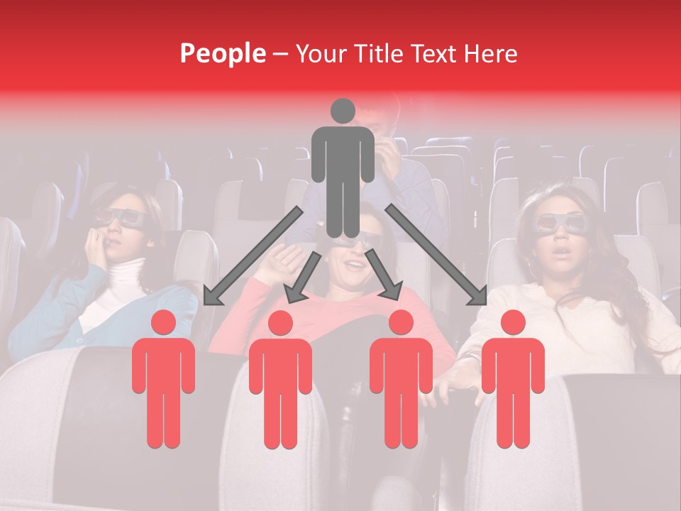 Female Young Indoors PowerPoint Template