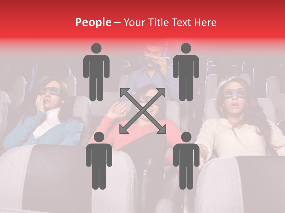 Female Young Indoors PowerPoint Template