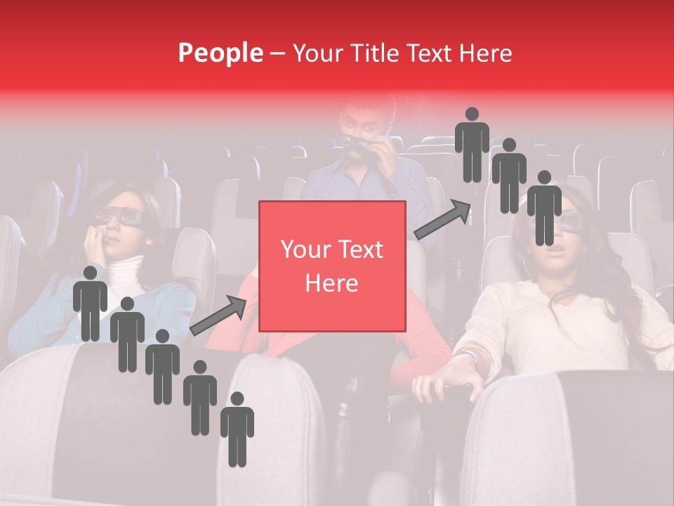 Female Young Indoors PowerPoint Template