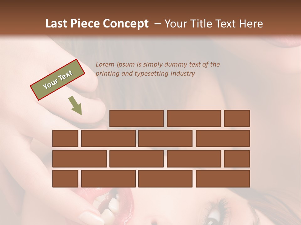Beautiful Lips PowerPoint Template