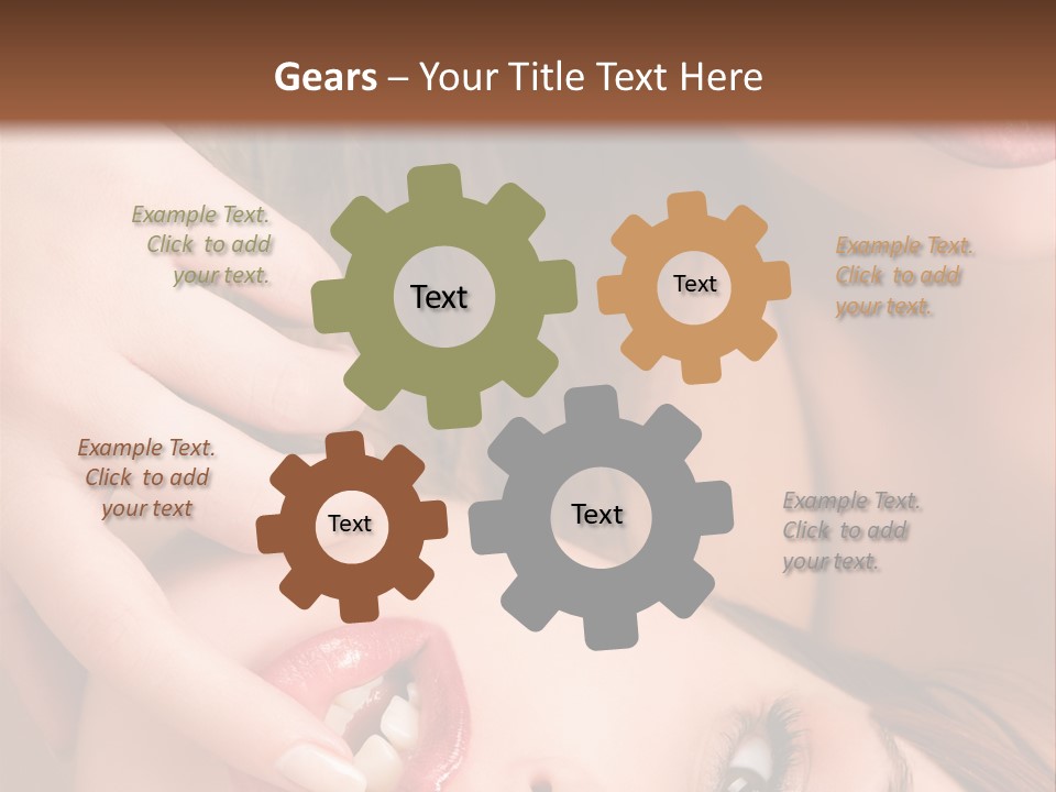 Beautiful Lips PowerPoint Template