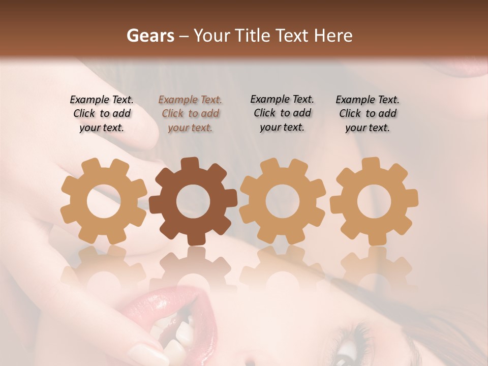 Beautiful Lips PowerPoint Template