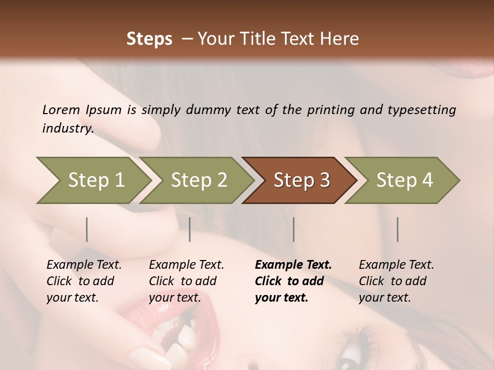Beautiful Lips PowerPoint Template