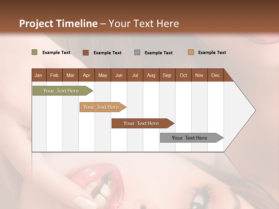 Beautiful Lips PowerPoint Template