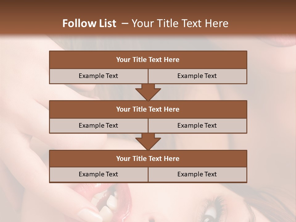 Beautiful Lips PowerPoint Template