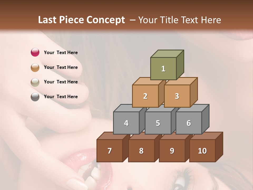 Beautiful Lips PowerPoint Template