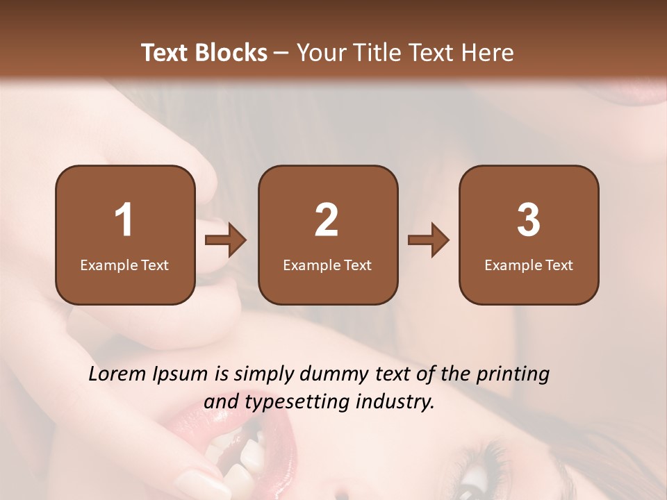 Beautiful Lips PowerPoint Template
