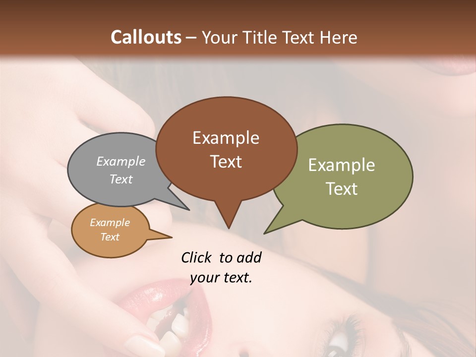Beautiful Lips PowerPoint Template