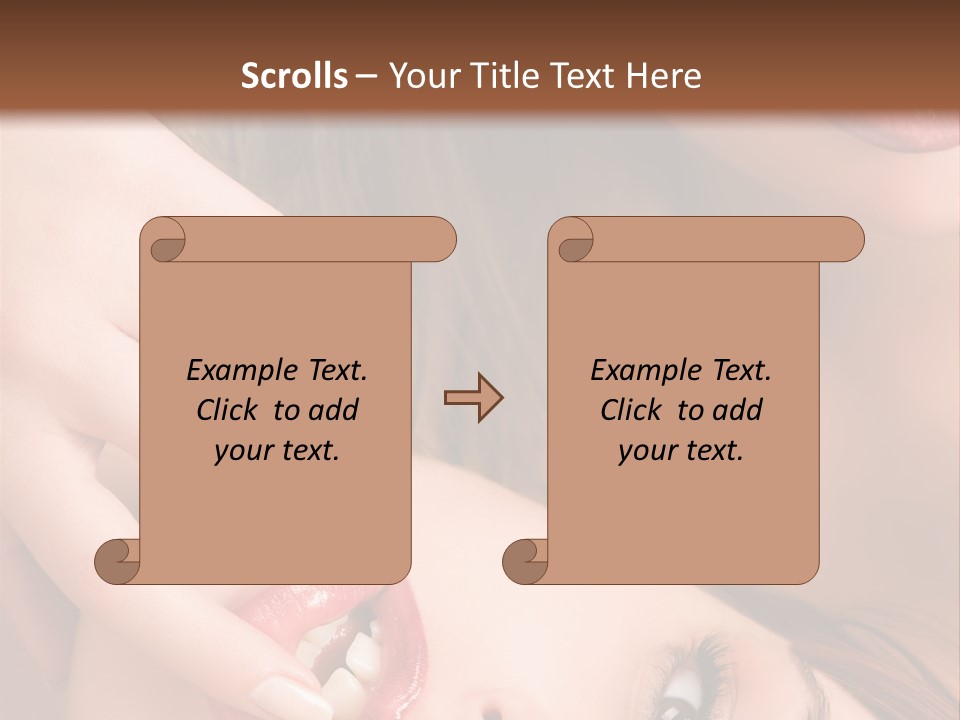 Beautiful Lips PowerPoint Template