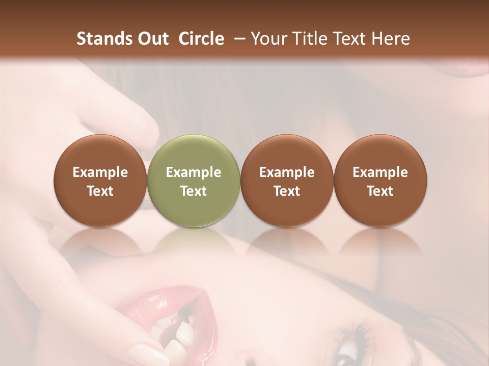 Beautiful Lips PowerPoint Template