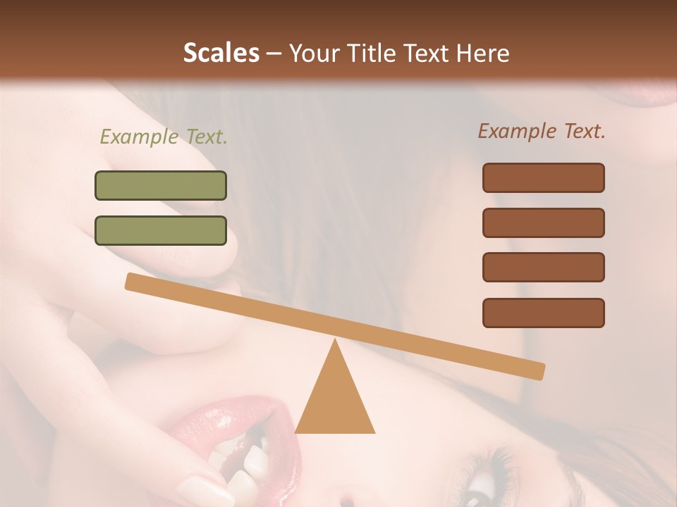Beautiful Lips PowerPoint Template