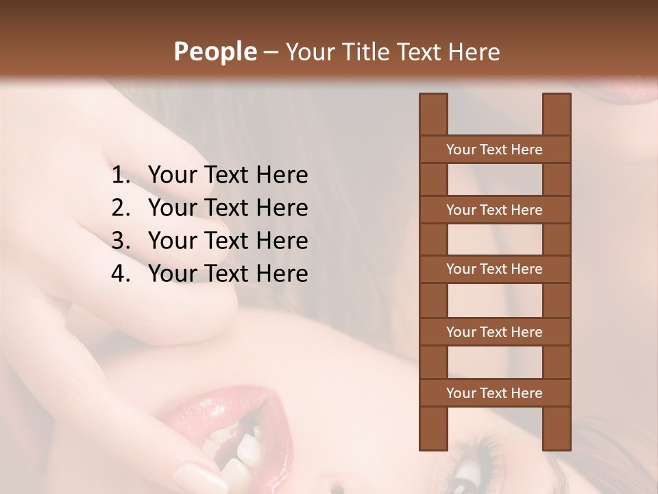 Beautiful Lips PowerPoint Template