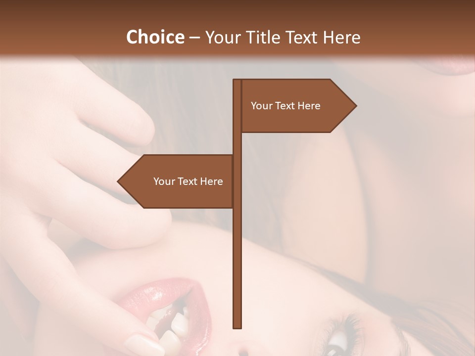 Beautiful Lips PowerPoint Template