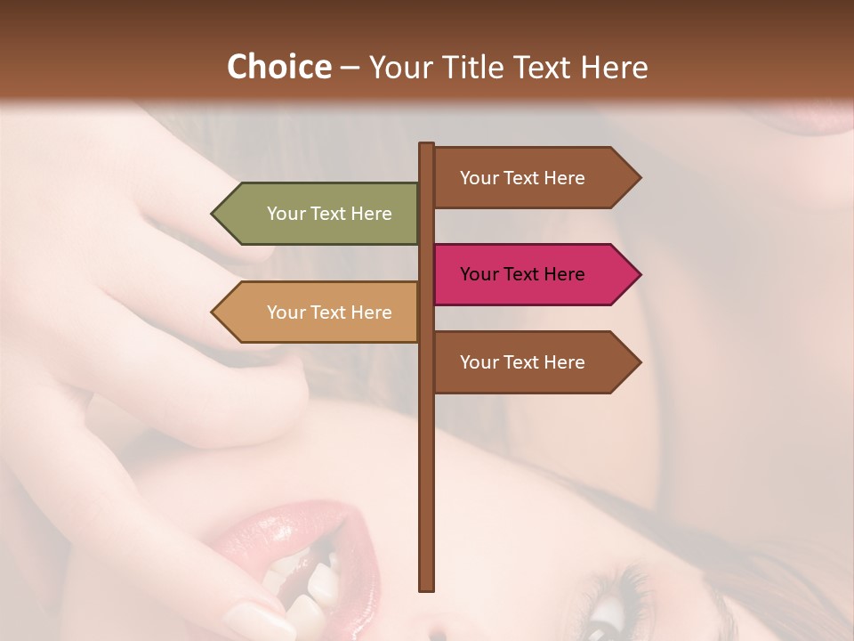 Beautiful Lips PowerPoint Template