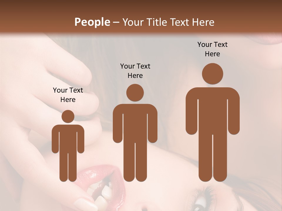 Beautiful Lips PowerPoint Template