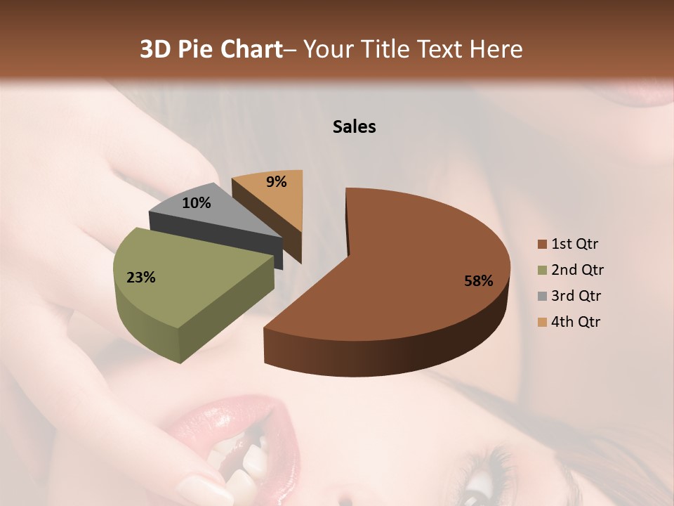 Beautiful Lips PowerPoint Template