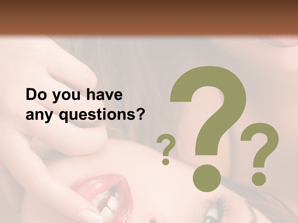 Beautiful Lips PowerPoint Template