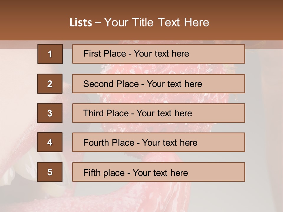 Strawberry PowerPoint Template