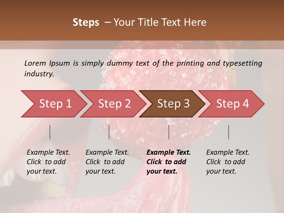 Strawberry PowerPoint Template