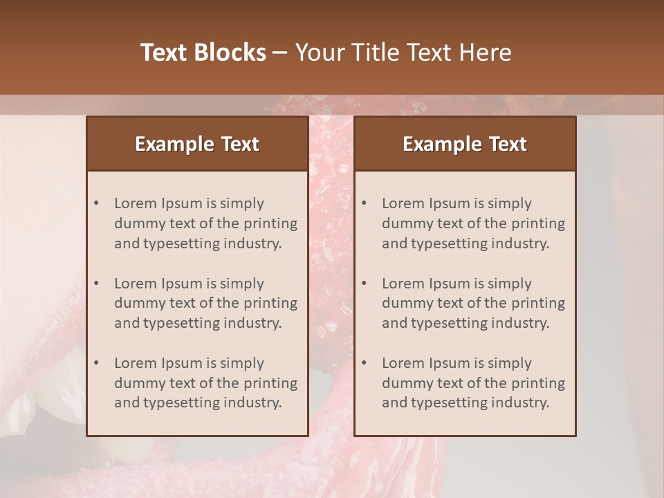 Strawberry PowerPoint Template