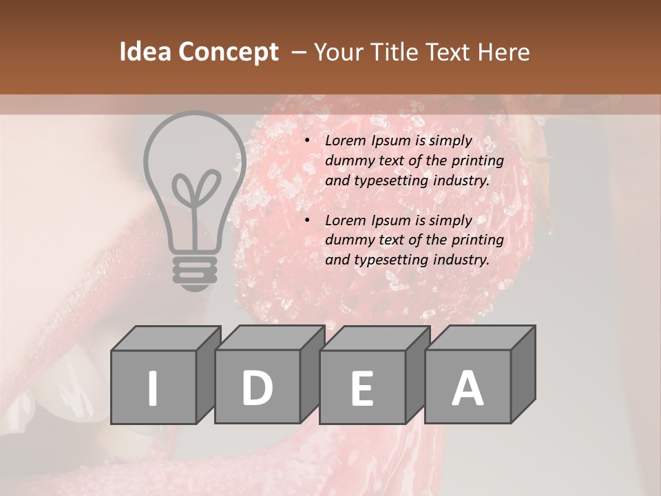 Strawberry PowerPoint Template