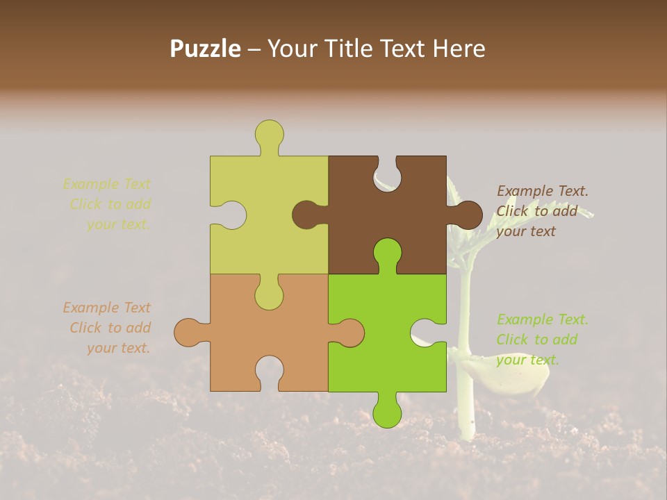 Growing Seeds PowerPoint Template