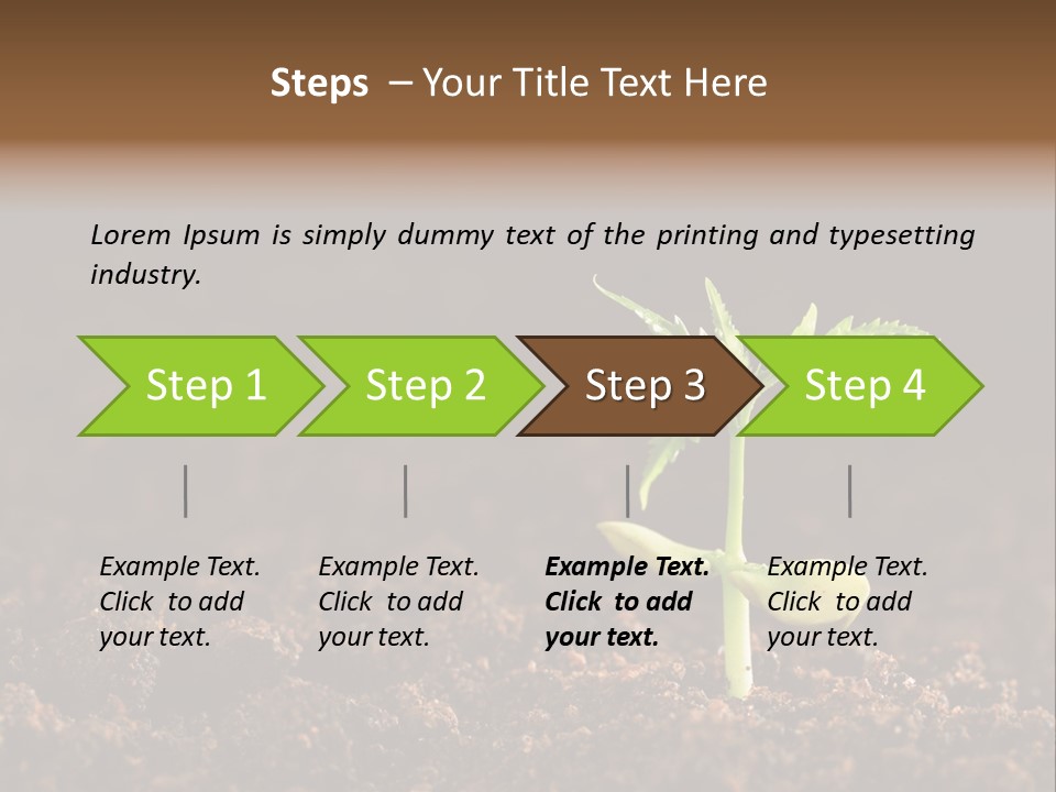 Growing Seeds PowerPoint Template
