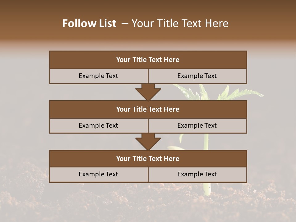 Growing Seeds PowerPoint Template