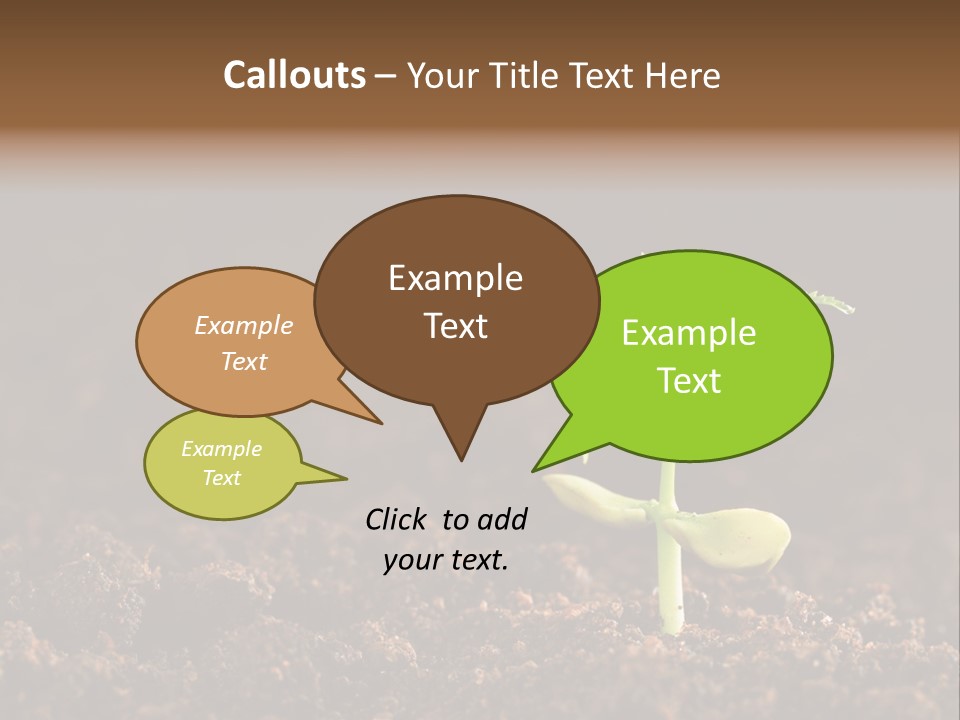 Growing Seeds PowerPoint Template