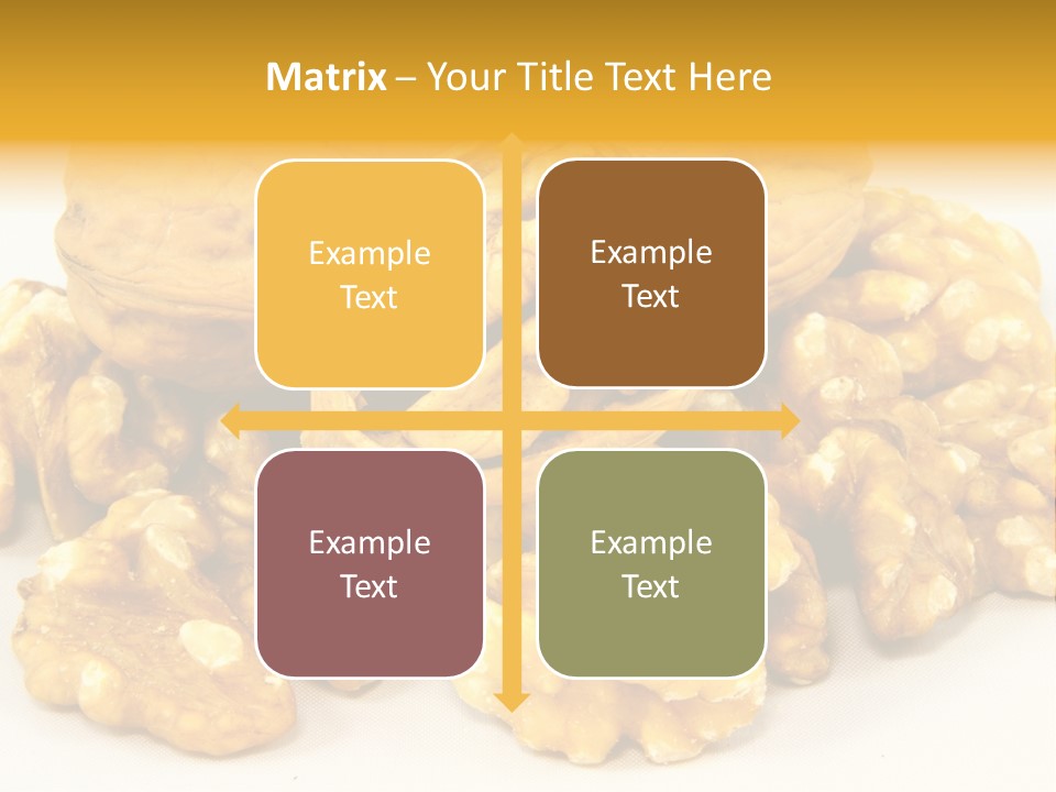 Free Clip Art Walnuts PowerPoint Template