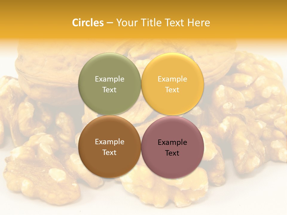 Free Clip Art Walnuts PowerPoint Template