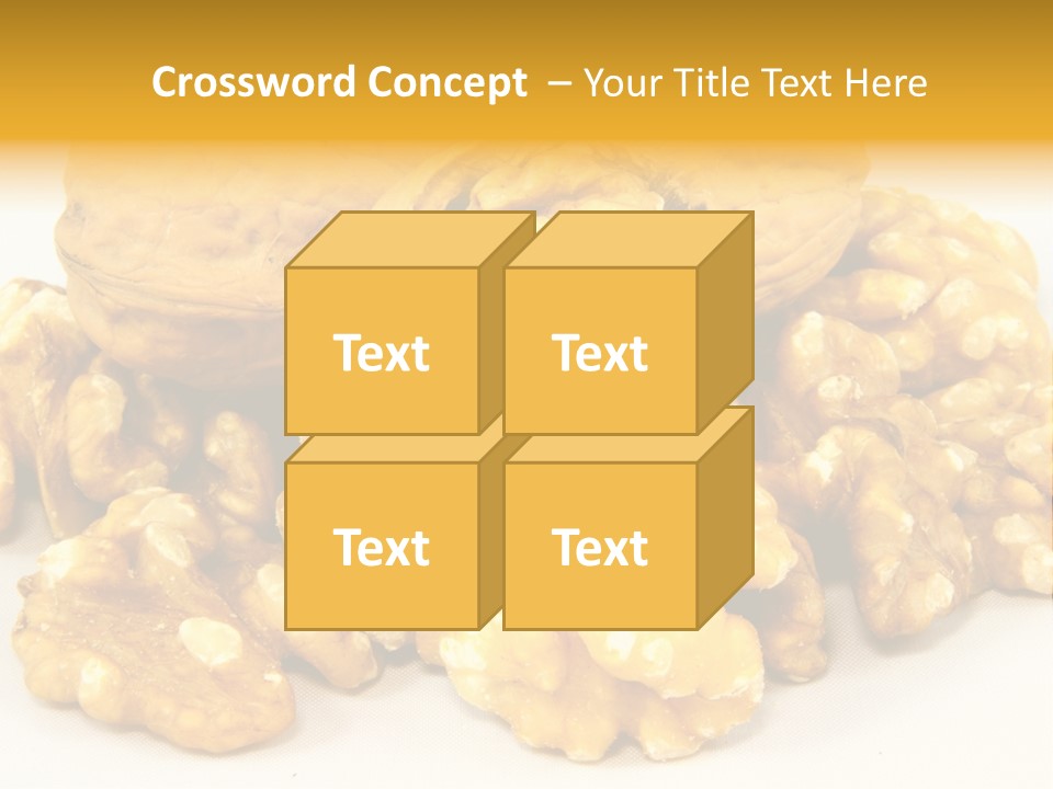 Free Clip Art Walnuts PowerPoint Template