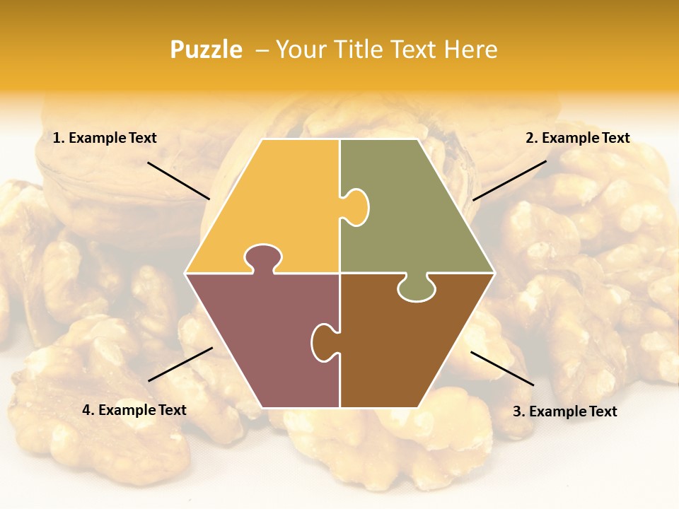 Free Clip Art Walnuts PowerPoint Template