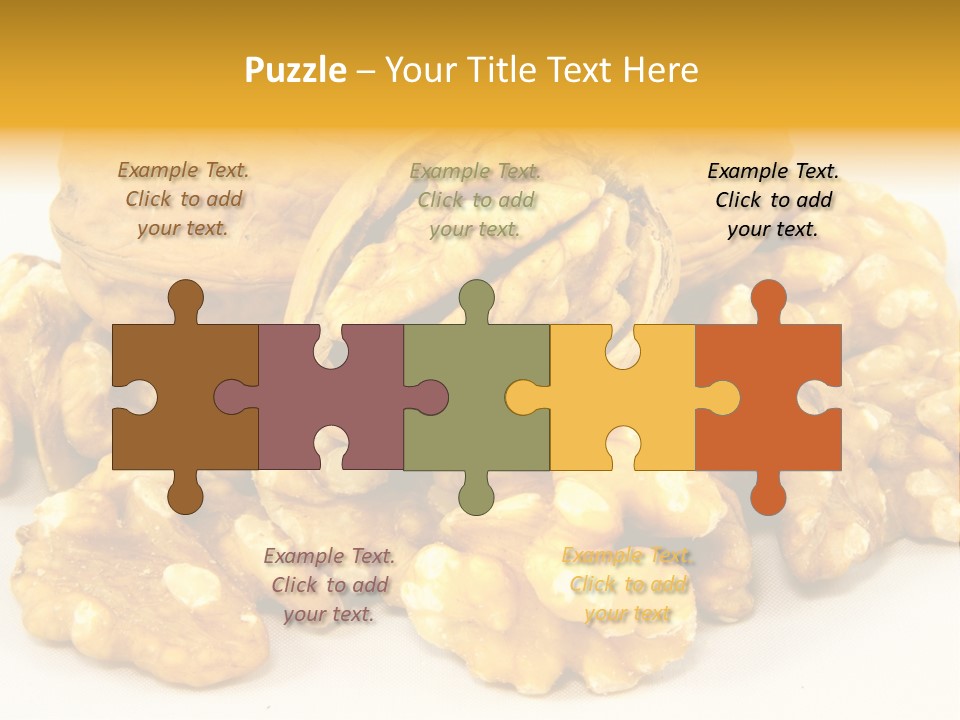 Free Clip Art Walnuts PowerPoint Template