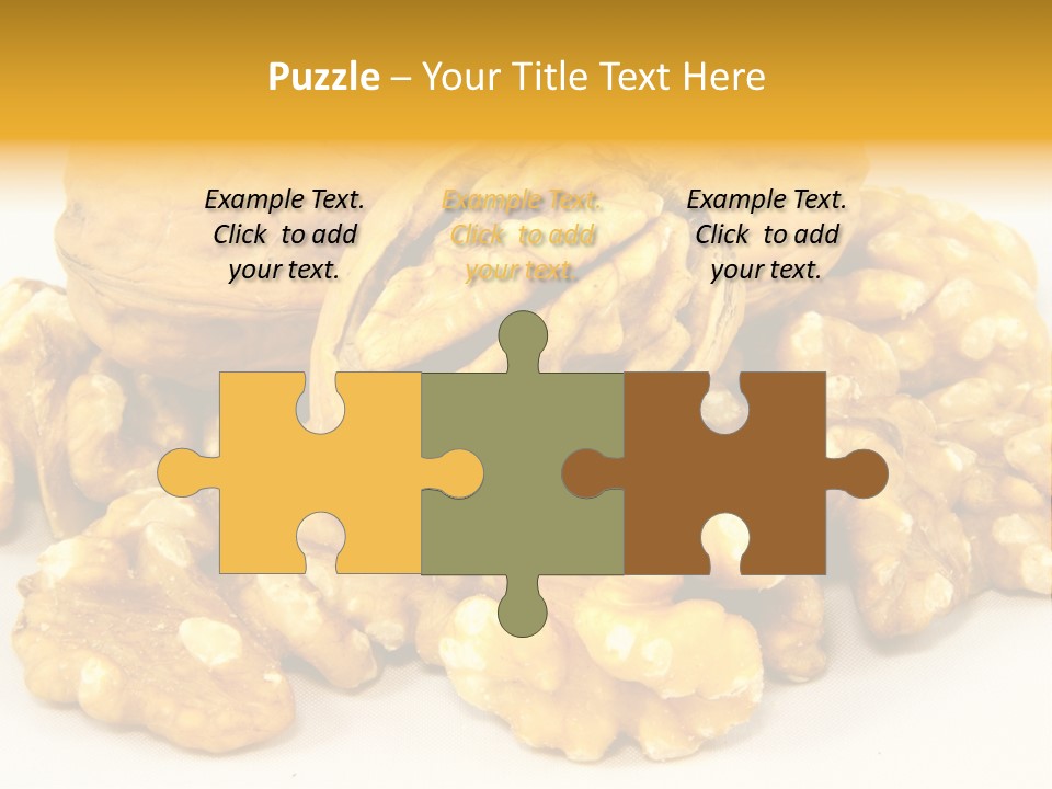 Free Clip Art Walnuts PowerPoint Template