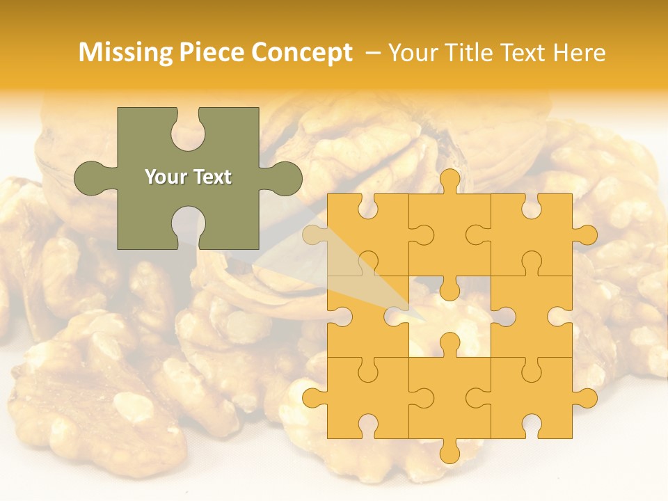 Free Clip Art Walnuts PowerPoint Template