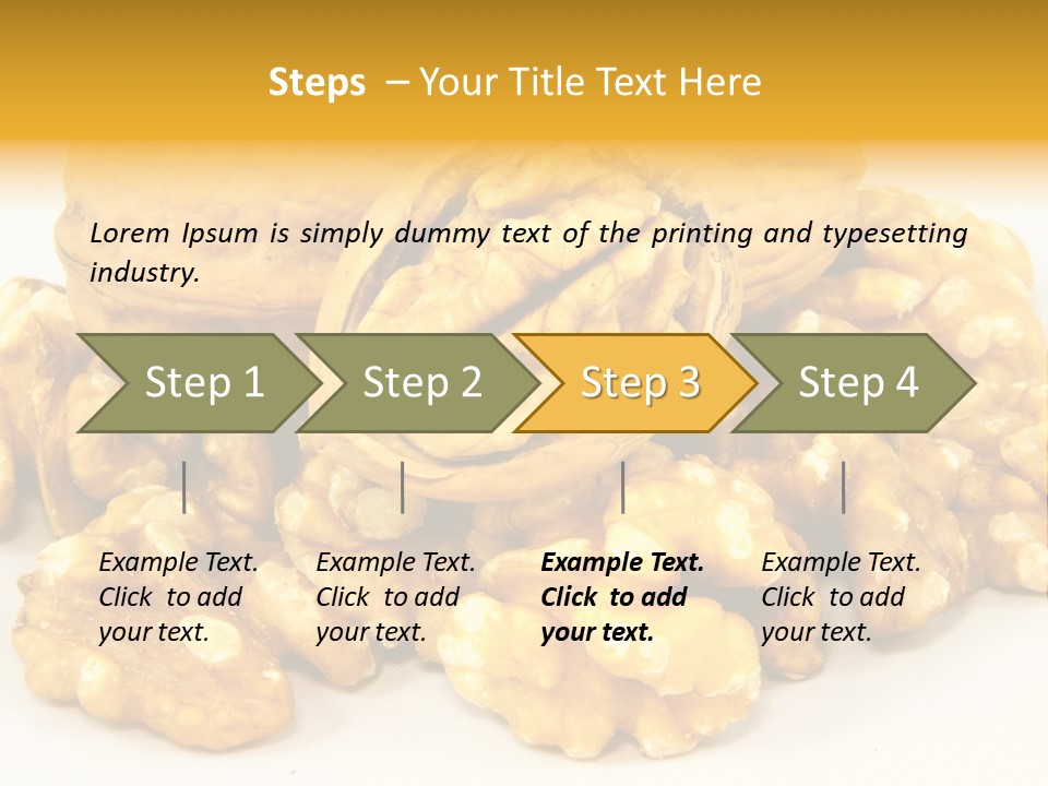 Free Clip Art Walnuts PowerPoint Template