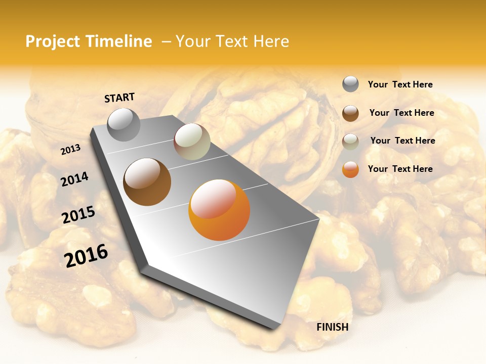 Free Clip Art Walnuts PowerPoint Template