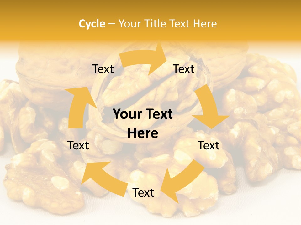 Free Clip Art Walnuts PowerPoint Template